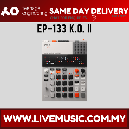 Teenage Engineering EP–133 K.O.II 128MB Portable Sampler & Sequencer with Built-In FX ( EP133 EP 133 )