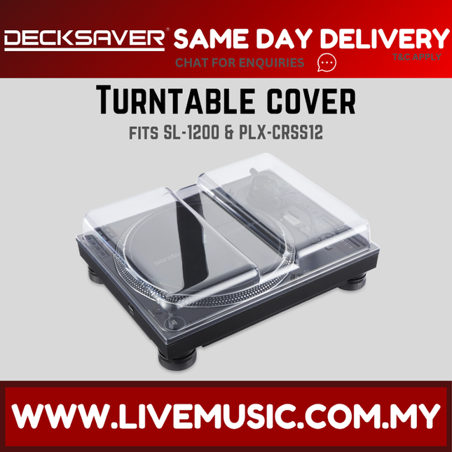 Decksaver DS-PC-SL1200 Polycarbonate Cover for Technics SL-1200/1210 ( DS PC SL1200 DSPCSL1200 )