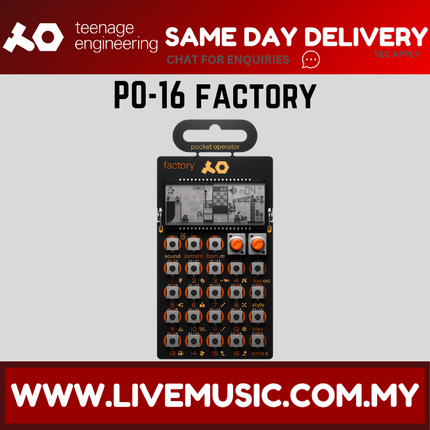 Teenage Engineering PO-16 Factory – Pocket Operator Lead Synth ( PO16 PO 16 )