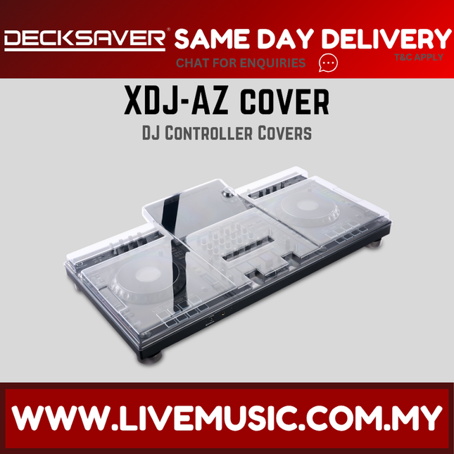 Decksaver DS-PC-XDJAZ AlphaTheta XDJ-AZ Cover ( DS PC XDJAZ DSPCXDJAZ )
