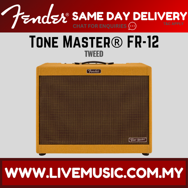 Fender Tone Master FR-12 Guitar Amplifier, Tweed ( FR12 FR 12 )