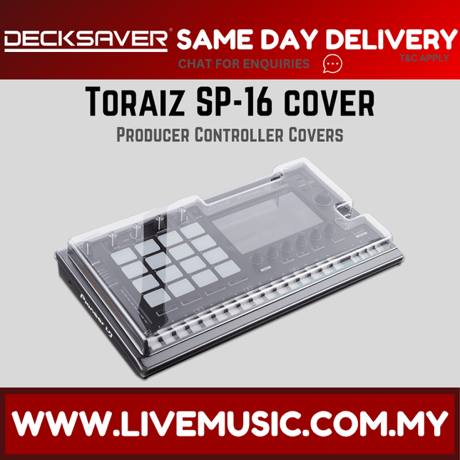 Decksaver DS-PC-SP16 Pioneer Dj Toraiz SP16 Cover ( DS PC SP16 DSPCSP16 )