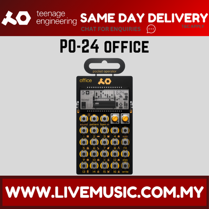 Teenage Engineering PO-24 Office Pocket Operator Synthesizer ( PO24 PO 24 )
