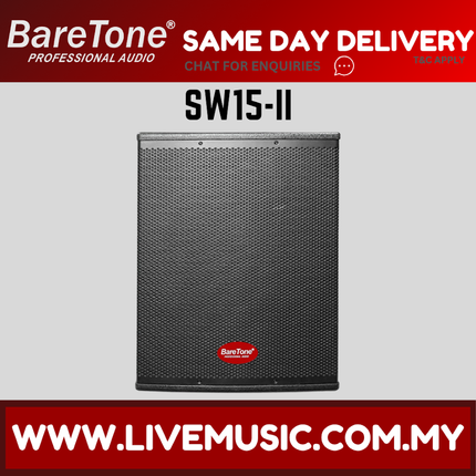 Baretone SW15 II 15" Wooden Active Subwoofer ( SW15II SW15-II )