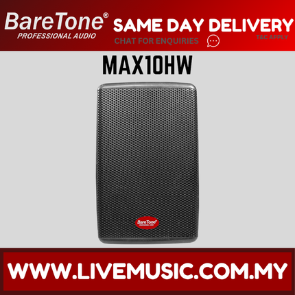 Baretone MAX10HW 300W Passive Speaker ( MAX-10HW MAX 10HW )