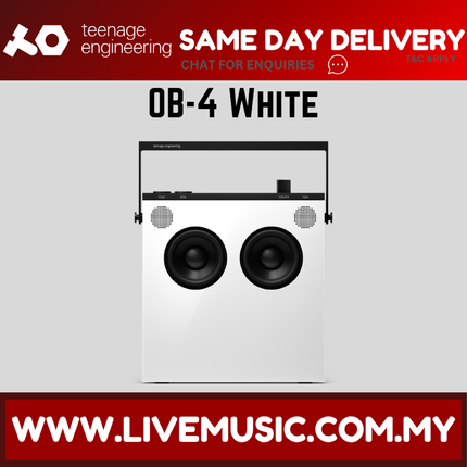 Teenage Engineering OB-4 Magic Radio Portable Speaker - White ( OB4 OB 4 )