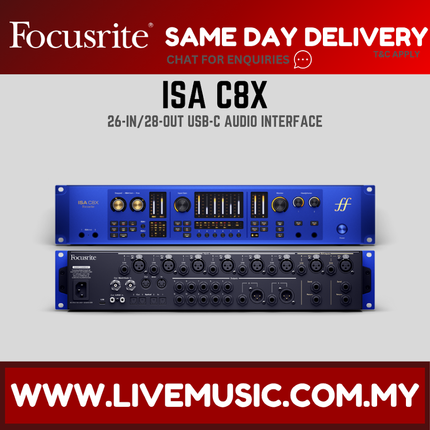 Focusrite ISA C8X USB-C Audio Interface