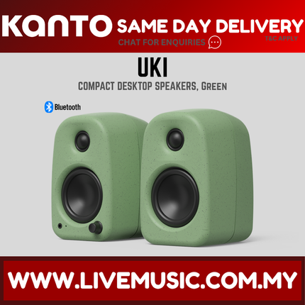 Kanto UKI Compact Desktop Powered Speaker - Green
