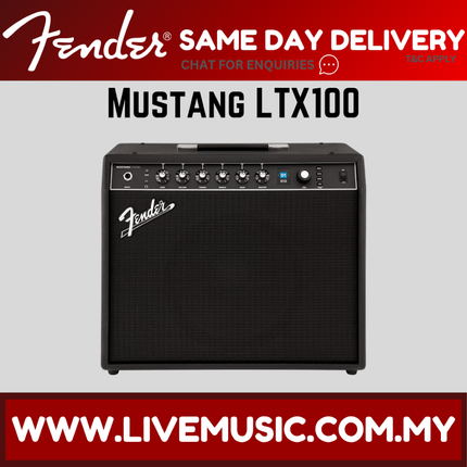 Fender Mustang LTX100 Guitar Amplifier, 230V, UK ( LTX 100 LTX-100 )