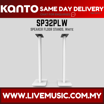 Kanto SP32PLW 32" Speaker Stands - White