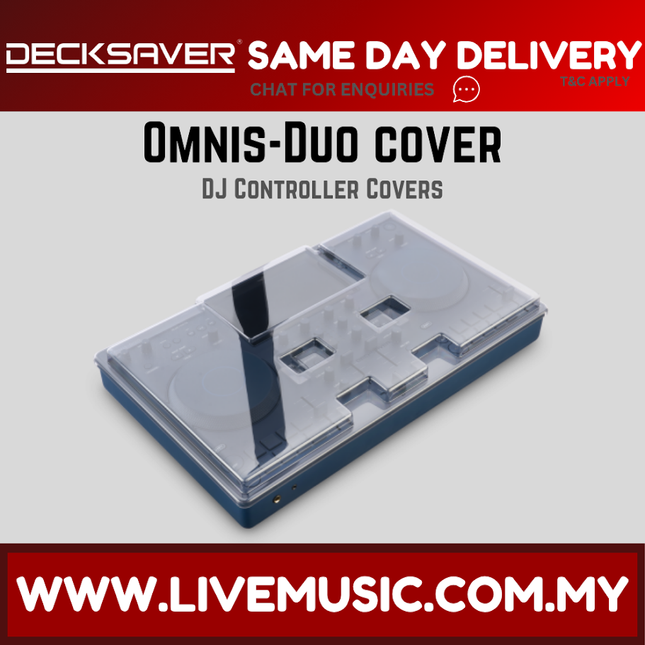 Decksaver DS-PC-OMNISDUO AlphaTheta Omnis-Duo Cover ( DS PC OMNISDUO DSPCOMNISDUO )