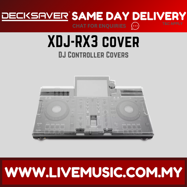 Decksaver DS-PC-XDJRX3 Cover for Pioneer DJ XDJ-RX3 ( DS PC XDJRX3 DSPCXDJRX3 )