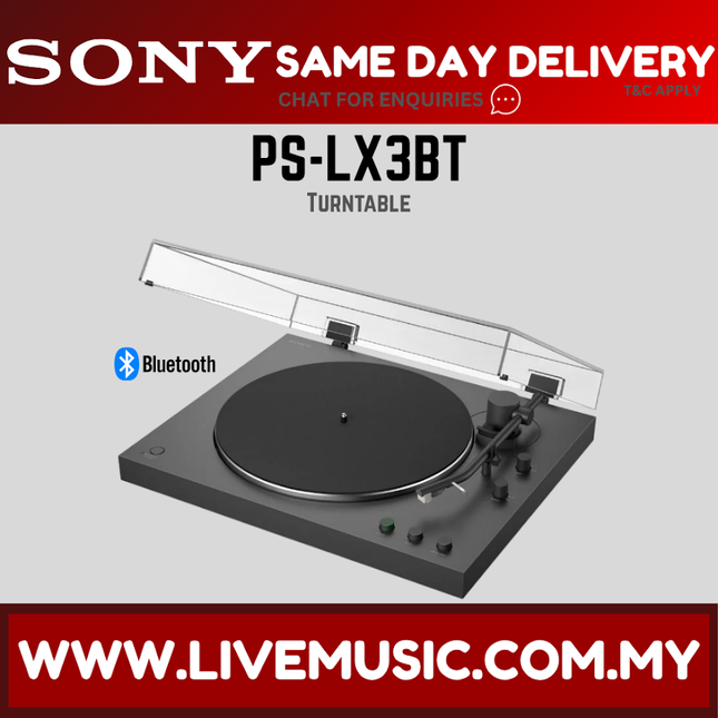 Sony PS-LX3BT Turntable Wireless connection ( PSLX3BT PS LX3BT )