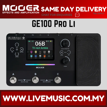 Mooer GE100 Pro Li AI Intelligent Multi-Effects ( GE100ProLi )