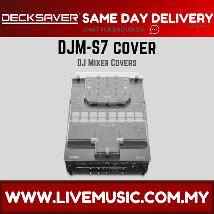 Decksaver DS-PC-DJMS7 Polycarbonate Cover for the Pioneer DJ DJM-S7 ( DS PC DJMS7 DSPCDJMS7 )
