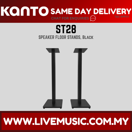 Kanto ST28 28" Speaker Stands - Black