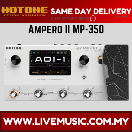 Hotone MP-350 Ampero II Multieffects Pedal — ( MP 350 MP350 )