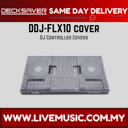Decksaver DS-PC-DDJFLX10 Polycarbonate Cover for Pioneer DDJ-FLX10 DJ Controller - ( DS PC DDJFLX10 DSPCDDJFLX10 )