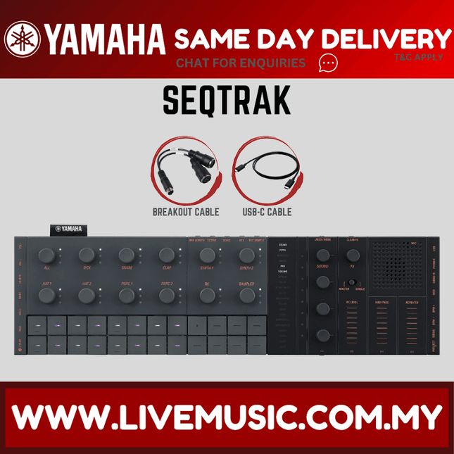 Yamaha Seqtrak Mobile Music Ideastation - Black