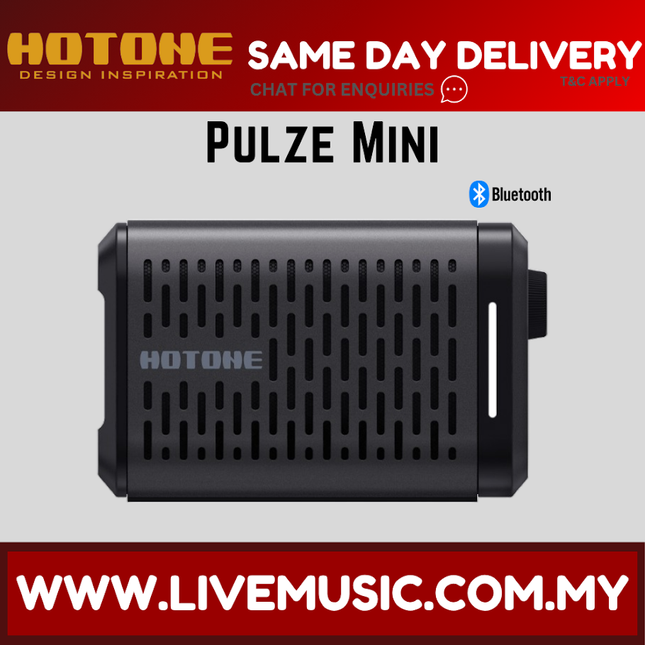 Hotone Pulze Mini BT Modeling Amplifier, Black Edition ( PulzeMini )
