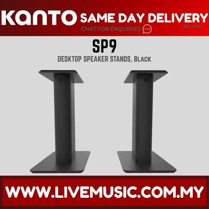 Kanto SP 9 Desktop Speaker Stands - Black