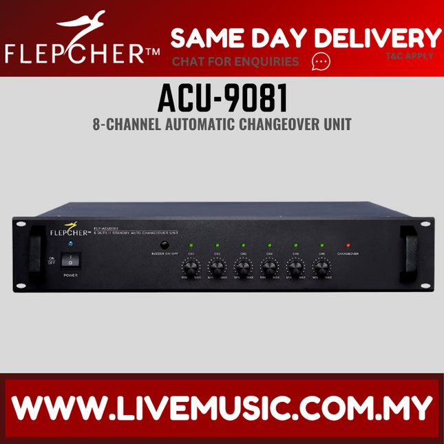 FLEPCHER ACU-9081 8-Channel Automatic Changeover Unit ( ACU9081 ACU 9081 )