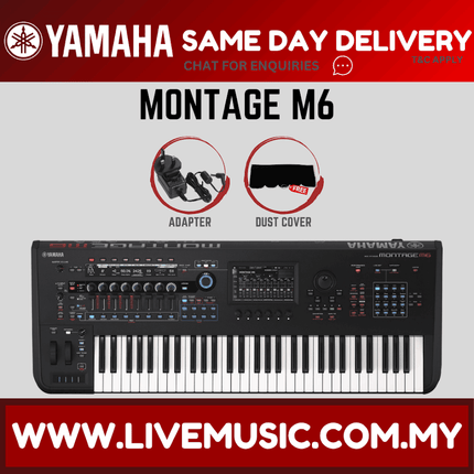 Yamaha Montage M6 61-key Synthesizer ( MontageM6 Montage-M6 )