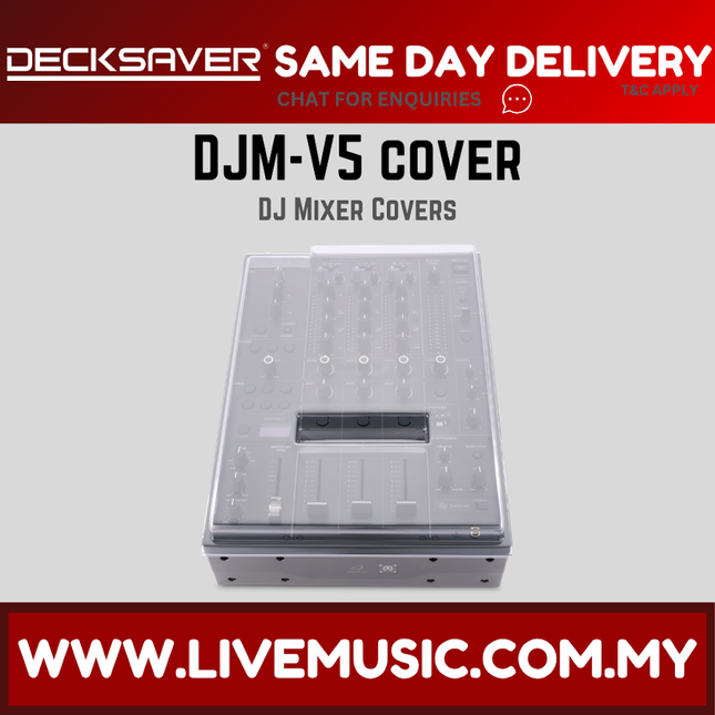 Decksaver DS-PC-DJMV5 AlphaTheta DJM-V5 Cover ( DS PC DJMV5 DSPCDJMV5 )