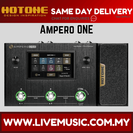 Hotone Ampero ONE Multi-effects Pedal