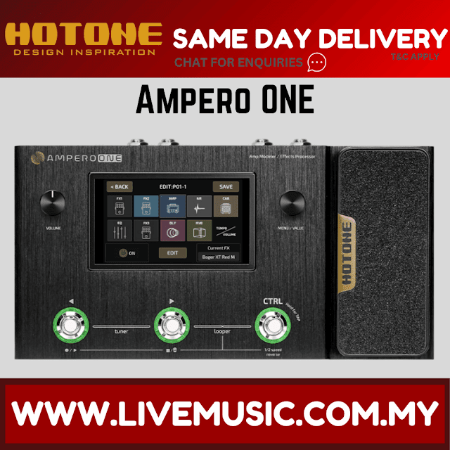 Hotone Ampero ONE Multi-effects Pedal