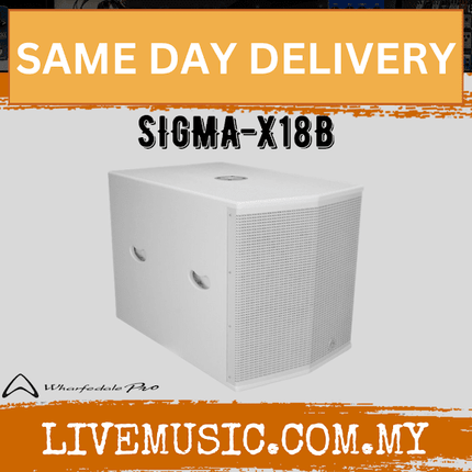 Wharfedale Pro SIGMA-X18B Subwoofer Speaker - White (SIGMA X18B/SIGMAX18B)