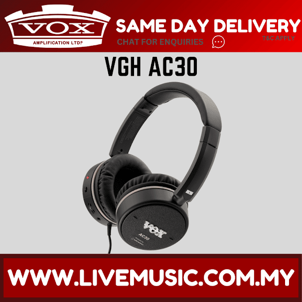 Vox VGH AC30 Guitar Headphones with Effects (VGH-AC30/VGHAC30)