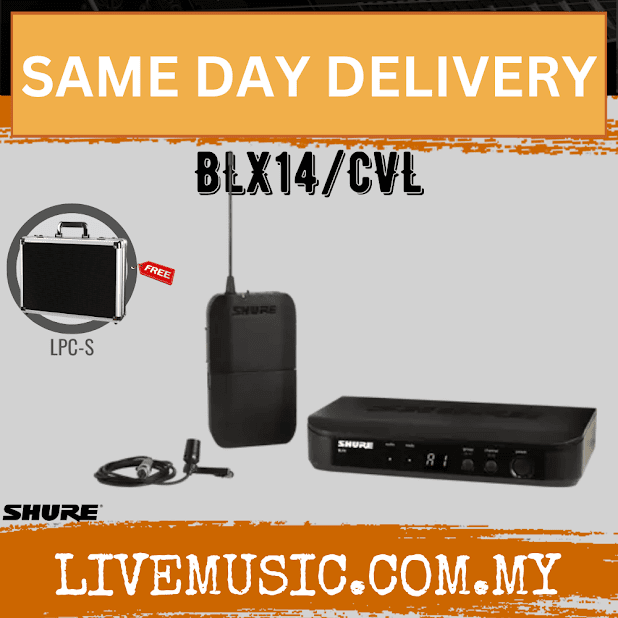 Shure BLX14/CVL Wireless Lavalier Microphone System ( BLX4/BLX1 )