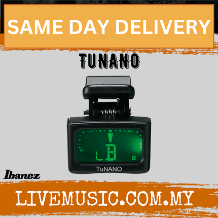 Ibanez TuNANO Clip Chromatic Tuner (TU-NANO/TU NANO)