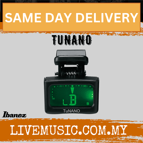 Ibanez TuNANO Clip Chromatic Tuner (TU-NANO/TU NANO)