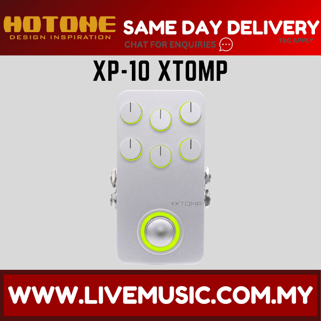 Hotone XP10 Xtomp Guitar Effects Pedal (XP-10/XP 10)