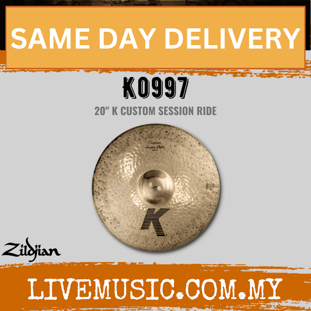 Zildjian 20" K Series Custom Session Ride Cymbal (K0997)
