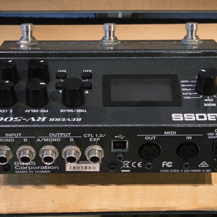 DISPLAY - Boss RV-500 Reverb Multi-Effects Pedal (RV500 RV 500)