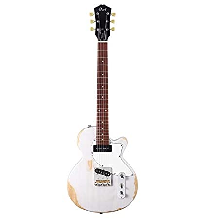 Cort Sunset TC Electric Guitar Jatoba Fretboard with Gig Bag - Worn White Blonde