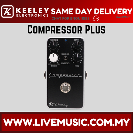 Keeley Compressor Plus Guitar Effects Pedal