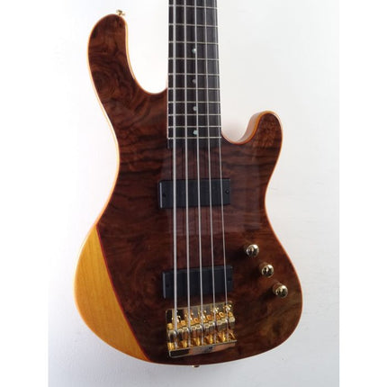 Cort Jeff Berlin Signature Series Rithimic V 5-String Bass Guitar Ebony Fretboard with Bag - Natural Glossy