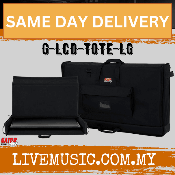 Gator G-LCD-TOTE-LG Padded Transport Bag for 40" - 45" LCD Screens (GLCDTOTELG)