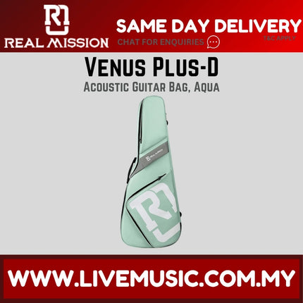 Real Mission Venus Plus-D Acoustic Guitar Bag ( VENUSPLUSD VENUS-PLUS VENUS+ )