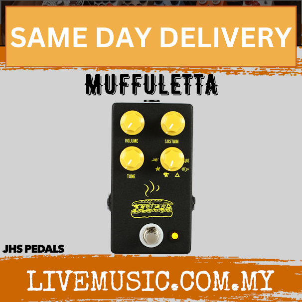 JHS Muffuletta 6-way Fuzz Guitar Effects Pedal