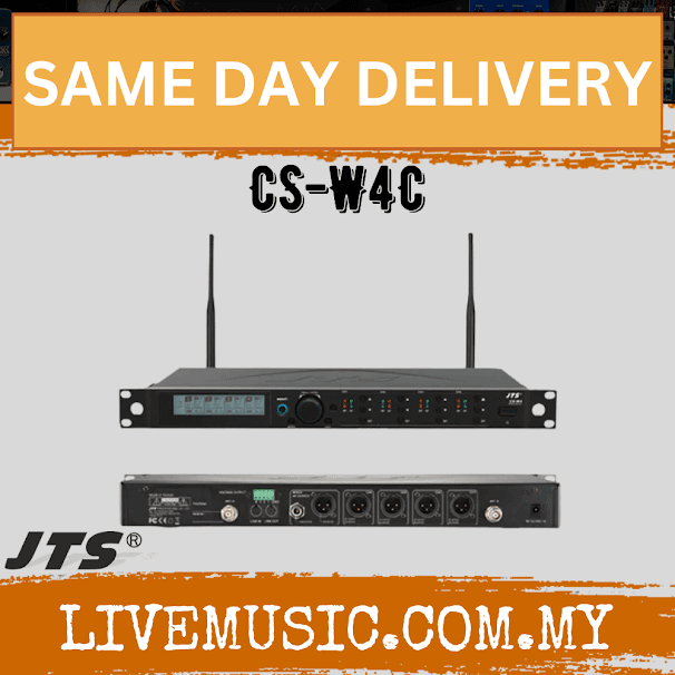 JTS CS-W4C Conference Wireless Gooseneck Microphone System - Receiver Only ( CSW4C / CS W4C )