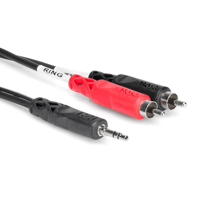 Hosa CMR-210 3.5mm TRS to Dual RCA Stereo Breakout, 10ft (CMR210/CMR 210)