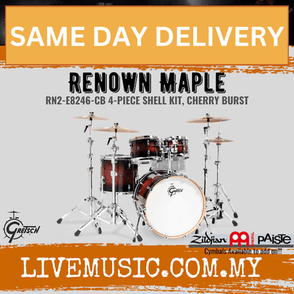 Gretsch RN2-E8246 Renown Maple 4-Piece Drum Shell Drum Set - (RN2 E8246)