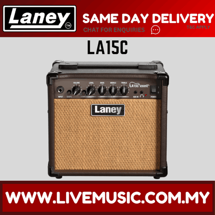 Laney LA15C 15 watt Acoustic Guitar Amplifier (LA-15C/LA 15C)