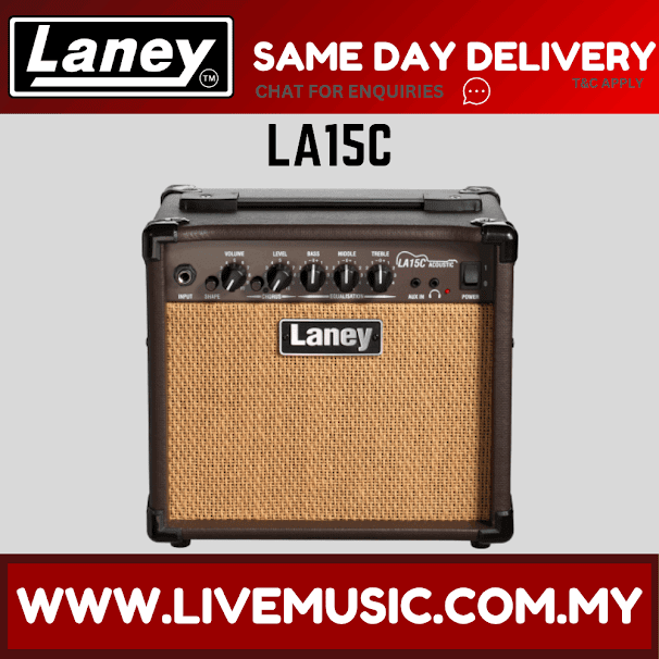Laney LA15C 15 watt Acoustic Guitar Amplifier (LA-15C/LA 15C)