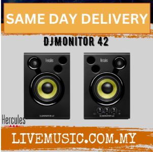Hercules DJ DJMonitor 42 Active DJ Monitors - Pair ( DJMONITOR42 / DJMONITOR-42 )